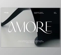 Download Amore - Elegant Sans Serif Typeface