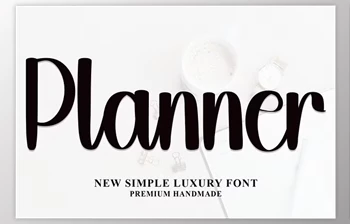 Download Planner - Handwritten Luxury <span class='badge badge-warning'>Font</span>
