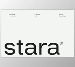 Download Stara - Sans Serif Font Family