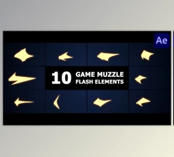 Download Game Muzzle Flash Elements | After Effects (Videohive 52155436) - AE Project