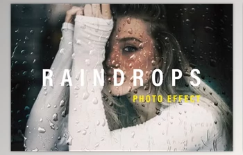 Download Rain On The Glass Photo <span class='badge badge-warning'>Effect</span> - 91913112