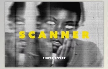 Download 90s Distorted Scanner Photo <span class='badge badge-warning'>Effect</span> - 92058505