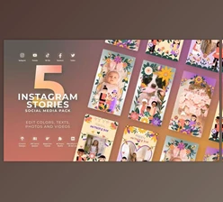 Download Mothers Day Instagram Stories MOGRT Premiere Pro (Videohive 52122236)