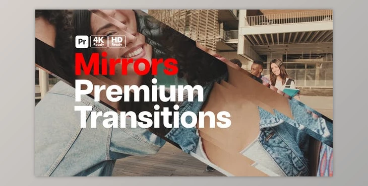 Download Premium Transitions Mirrors for Premiere Pro (Videohive 52121778)
