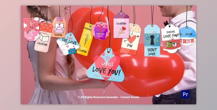 Download Labels Love You For Premiere Pro (Videohive 52109098)