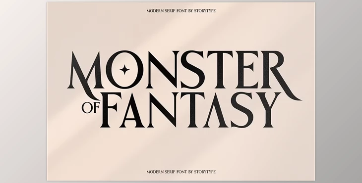 Download Monster of Fantasy - Modern Serif Font