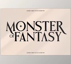 Download Monster of Fantasy - Modern Serif Font