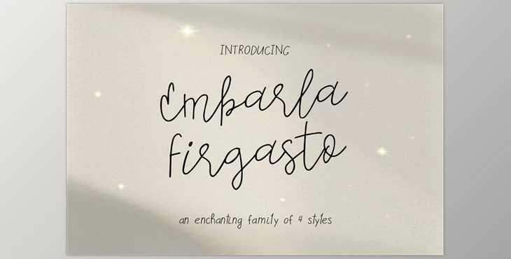 Download Embarla Firgasto Font Family