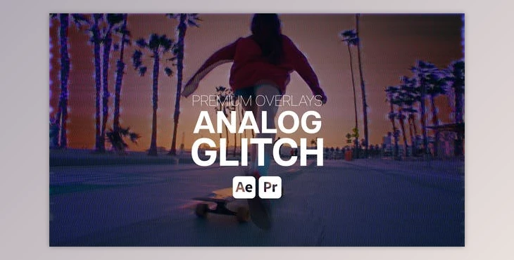 Download Premium Overlays Analog Glitch (Videohive 52260913) - AE Project