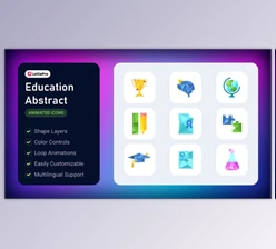 Download Education Abstract (Videohive 52296837) - AE Project