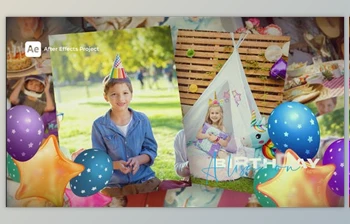 Download <span class='badge badge-warning'>Happy</span> Birthday Photo Slideshow (Videohive 52052995) - AE Project