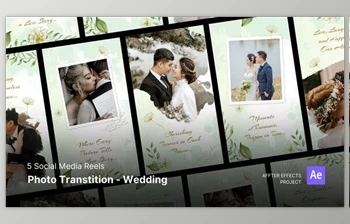 Download Social <span class='badge badge-warning'>Media</span> Reels – Photo Transtition – Wedding After Effects Template (Videohive 48914281) - AE Project