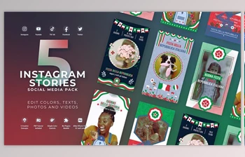 Download Italy Independence <span class='badge badge-warning'>Day</span> Italian Flag Instagram Stories (Videohive 52342286) - AE Project