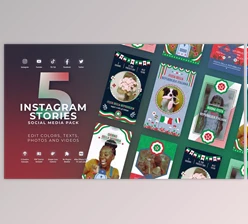 Download Italy Independence Day Italian Flag Instagram Stories (Videohive 52342286) - AE Project
