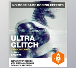 Download Ultra Glitch Random Glitch Effect Template and Action - 52186165