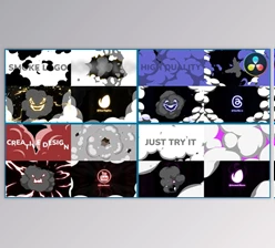 Download Smoke Face Logo Pack | DaVinci Resolve (Videohive 52038058)