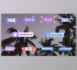 Download Lower Thirds And Subscribers for DaVinci Resolve (Videohive 52038013)