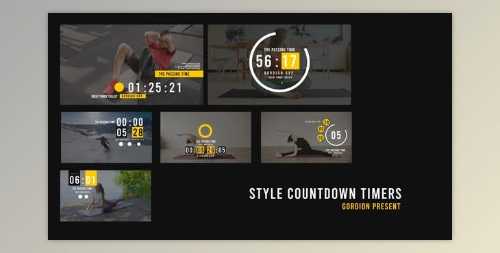Download Style Countdown Timers V2 (Videohive 52364374) - AE Project