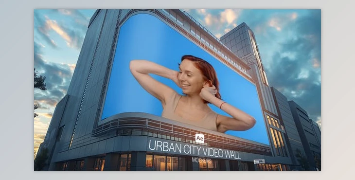 Download Urban City Video Wall Mockups (Videohive 52356854) - AE Project
