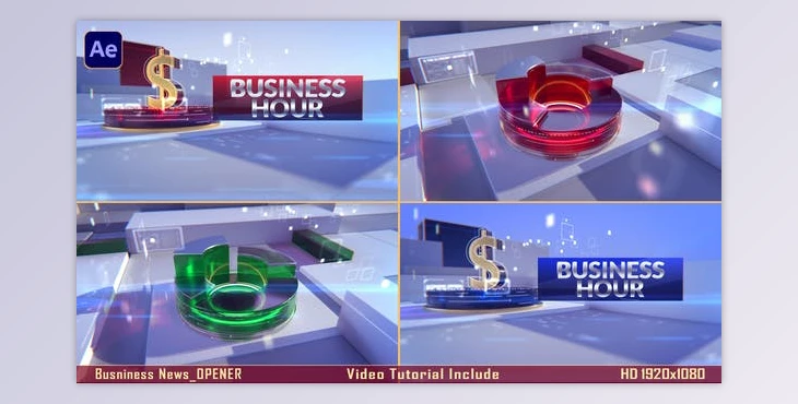 Download Business News Opener / Economics Opener (Videohive 51277302) - AE Project