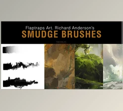 Download Artstation – Richard Anderson – Flaptraps Art Smudge Brushes – Photoshop
