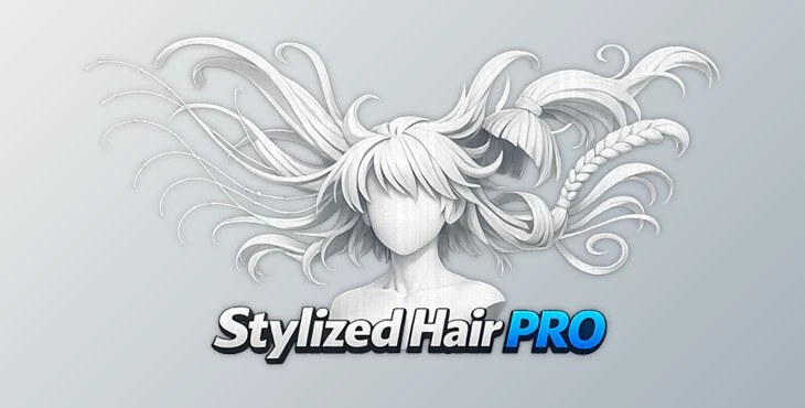 Gumroad - Download Stylized Hair PRO for Blender