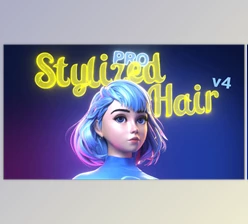 Gumroad - Download Stylized Hair PRO v4.0.1 for Blender