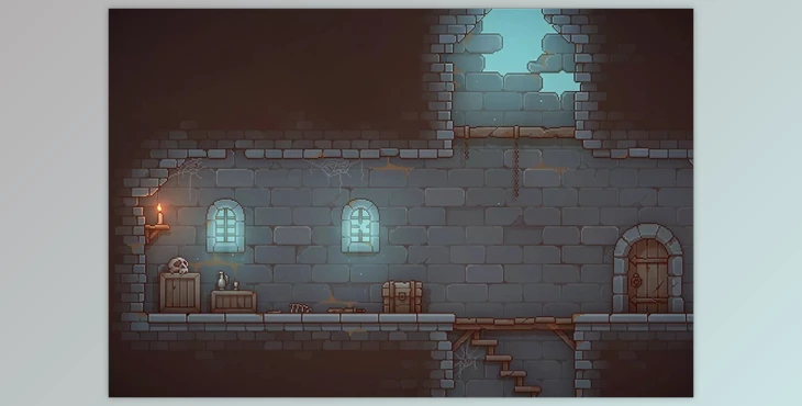 Download Unity Assets - Pixel Art Platformer - Dungeon v1.1.2