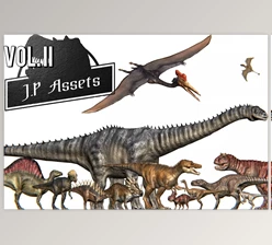 Download Unity Assets - Jurassic Pack Vol. II Dinosaurs v2022