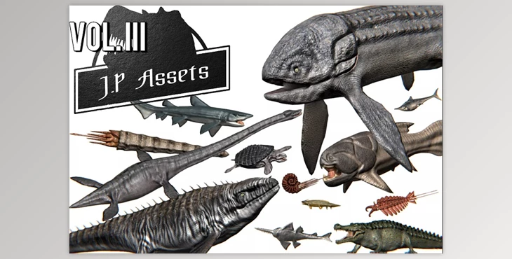 Download Unity Assets - Jurassic Pack Vol. III Dinosaurs v2022