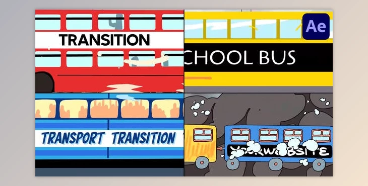 Download Transport Transition Titles for After Effects (Videohive 52394685) - AE Project