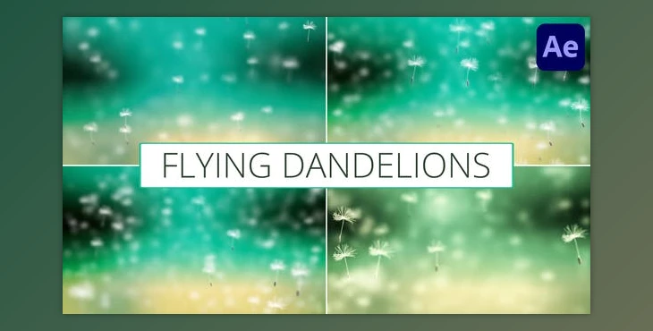 Download Flying Dandelions for After Effects (Videohive 52411210) - AE Project