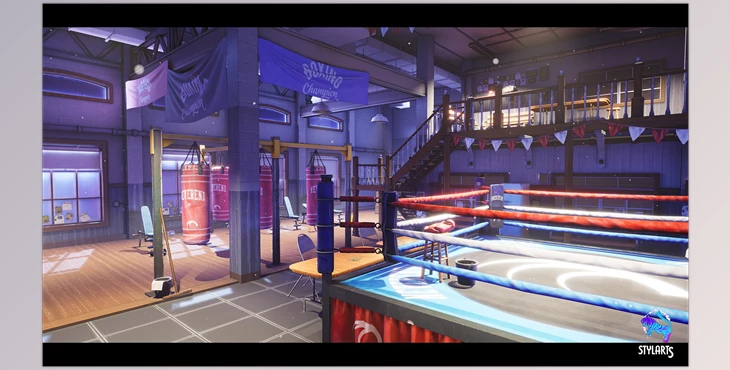Download Unreal Engine Asset - Stylized Boxing Club ( Stylized, Boxing, Stylized ) (Engine Version v4.25-4.27, 5.0-5.3)
