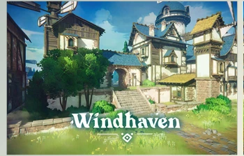 Download Unity Asset - <span class='badge badge-warning'>WindHaven</span> - Stylised Fantasy Town - URP v1.0
