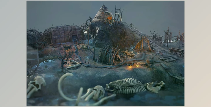 Download Unity Asset - Top-Down Primal Settlement v1.0