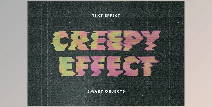 Download Creepy TV Text Effect - 7824084
