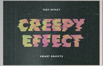 Download Creepy TV Text <span class='badge badge-warning'>Effect</span> - 7824084