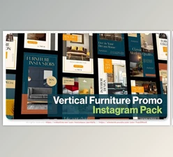 Download Vertical Furniture Promo - Instagram Pack (Videohive 52301116) - AE Project