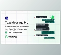 Download WhatsApp Text Message Pro (Videohive 52315175)  - AE Project