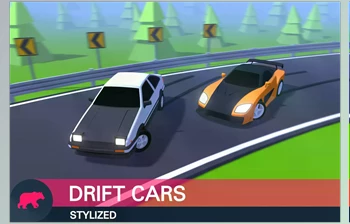 Download Unity Asset - STYLIZED: Complete Drift Cars <span class='badge badge-warning'>v1.1.0</span>