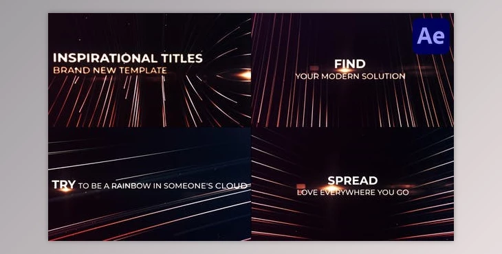 Download Inspirational Titles for After Effects (Videohive 52445792) - AE Project