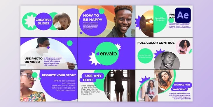 Download Creative Slides for After Effects (Videohive 52426657) - AE Project