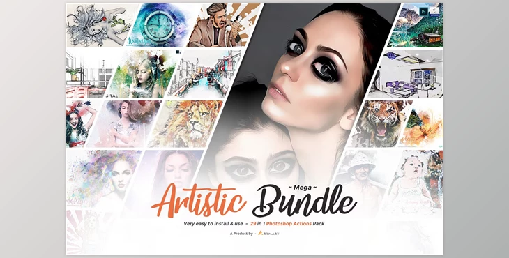 Download 29-in-1 Mega Artistic Bundle CreativeMarket - 7136293