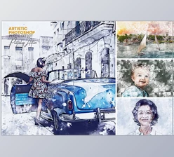 Download Artistic Photoshop Effect CreativeMarket - 42292425