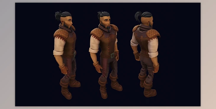 Download Unreal Engine - Modular Character - Fantasy RPG Stylized Human Male (Engine version 4.27, 5.0, 5.1)