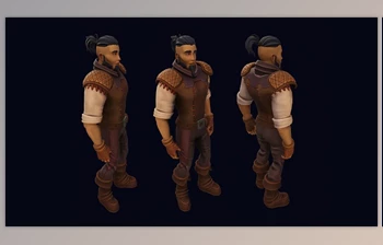 Download Unreal Engine - Modular <span class='badge badge-warning'>Character</span> - Fantasy RPG Stylized Human Male (Engine version 4.27, 5.0, 5.1)