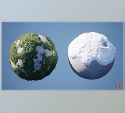 Download Unreal Engine - Procedural Moss & Snow (Engine Version v5.0- 5.1)