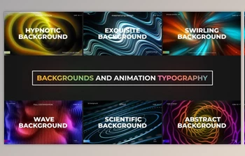 Download Backgrounds and <span class='badge badge-warning'>Animation</span> Typography (Videohive 51813495) - AE Project