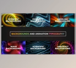 Download Backgrounds and Animation Typography (Videohive 51813495) - AE Project