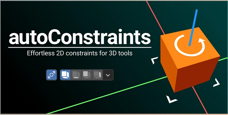 Download Blender Market - Auto-Constraints: Effortless 2D Constraints For 3D Tools v1.1.0